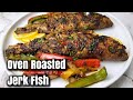 Oven Roasted Jerk Snapper
