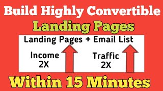How to Create FREE Landing Pages and Build Unlimited Email List In 2021