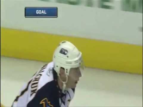 Ilya Kovalchuk Great Goal vs Blues 10/8/2009