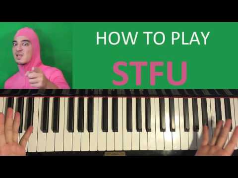 HOW TO PLAY - FILTHY FRANK SONG - STFU (Piano Tutorial Lesson)