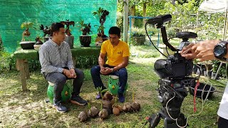 รายการเกษตรทำกิน ตอน งานศิลปะและมะพร้าวบอนไซ