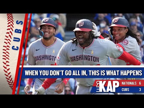 REKAP: ⚾️ Chicago Cubs 6-3 loss to Nationals. ‘That’s what happens when you don’t go all-in!’