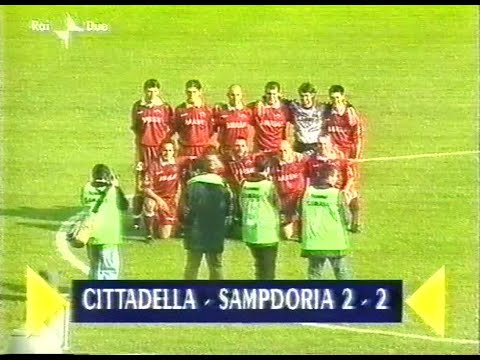 Cittadella – Sampdoria = 2-2  Serie B - 2000/01 – Servizi: Italia 1 – Tg3 Veneto
