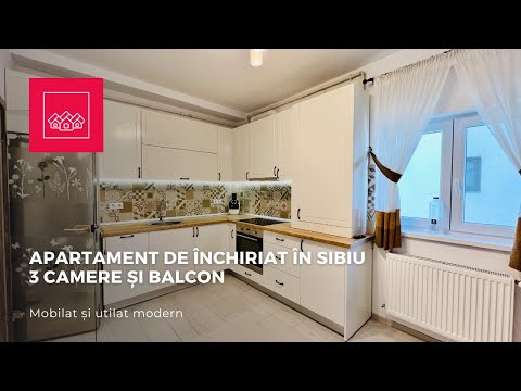 Apartament in Sibiu - 3 Camere, Modern, Mobilat si Utilat