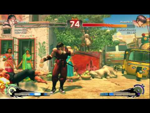 [SSF4] asyura333 (Ryu) vs Nox2 (Guy) my friend account