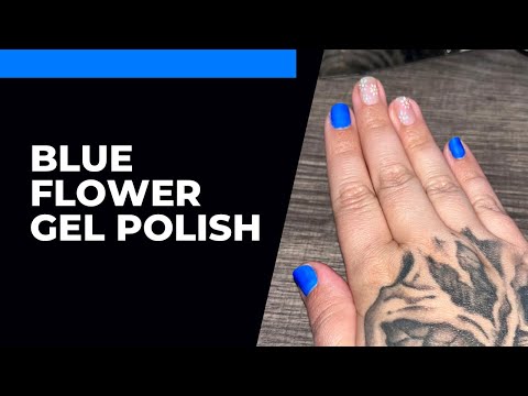 Matte Navy Nails
