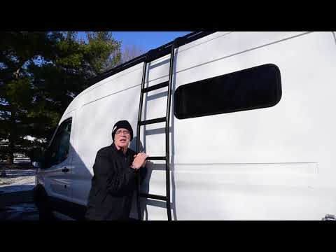 1-minute Flatline Van Company Ladder Install with Charles Moman