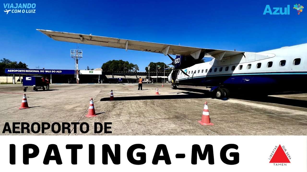 CONHECENDO A CIDADE E O AEROPORTO DE IPATINGA-MG, E VOANDO PARA CAMPINAS-SP