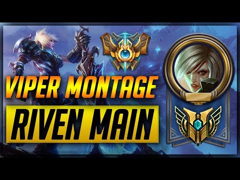 VIPER RIVEN MONTAGE - 3 ACCOUNTS NA CHALLENGER - Riven Main [The Legends]