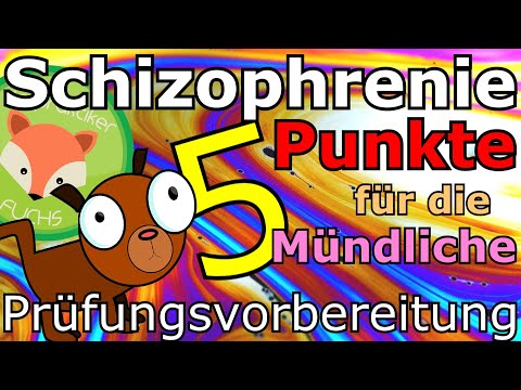 Heilpraktiker Psychotherapie SCHIZOPHRENIE LERNVIDEO zur MÜNDLICHEN Prüfungsvorbereitung - 5 PUNKTE