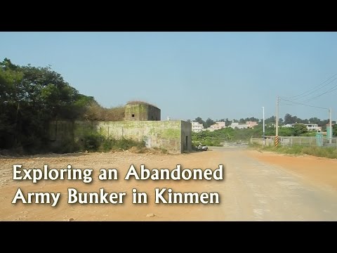 Exploring an Abandoned Army Bunker in Kinmen, Taiwan