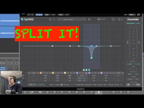 Eventide Split EQ to fix pick attack on a lead guitar part