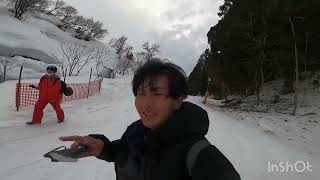 私服スノーボード タイムアタック