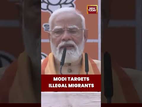 PM Modi Targets Illegal Migrants, Flags Security Threat and Vote Bank Politics #nitinnabin #bjp