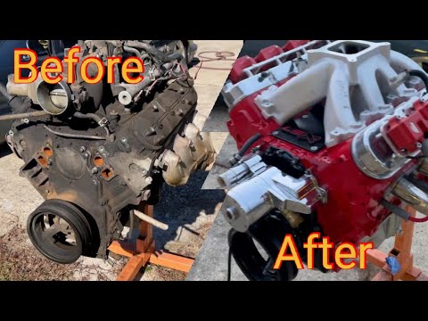Junkyard 5.3 to LSX | Cleaning Engine with Oven Cleaner