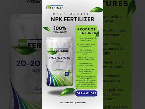 FERTIZER 20-20-20+TE Water Soluble NPK Fertilizer