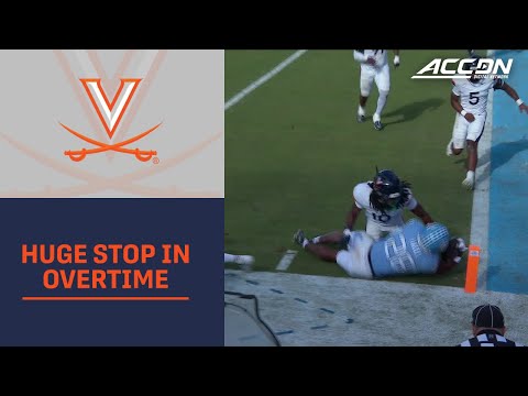 UVA's Defense Holds At The Goal Line