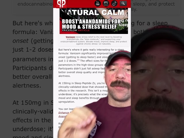 Infinis Sleep Peptide Zz Uses Vanizem for Faster Sleep Onset