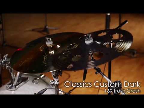 Meinl Cymbals Classics Custom Dark Trash Crashes Morph Demo