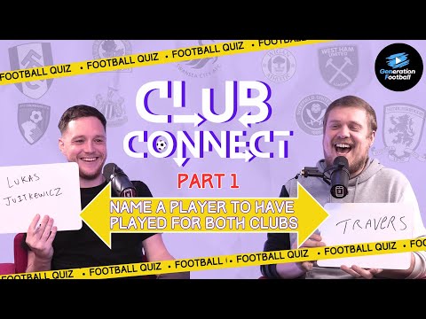 NEW Quiz: CLUB CONNECT ⚽ PART 1: Name a Player to have played for both Premier League teams