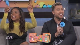 Christina Milian and Lance Bass&#39; &#39;90s Face Off