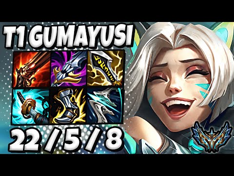 T1 Gumayusi Jinx vs Caitlyn [ ADC ] Lol Korea Challenger 13.8 ✅