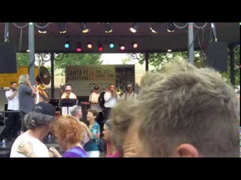 The Mil-Tones Brass Band live on the Santa Fe Bandstand 2013 - 