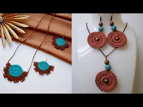 Fabulous and Unique Free Crochet Necklaces patterns Modern Qurrasiya patterns