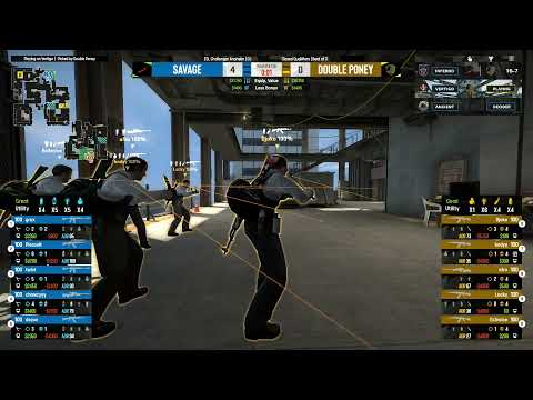 Savage vs DBL PONEY – Map 2 Vertigo - ESL Challenger Anaheim 2022: European Qualifier