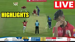 KXIP Vs MI HIGHLIGHTS IPL 2020 - Kings XI Punjab Vs Mumbai Indians Highlights | MI WON | Dream 11