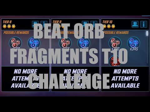 [MARVEL STRIKE FORCE]BEAT ORB FRAGMENTS TIER 10 CHALLENGE