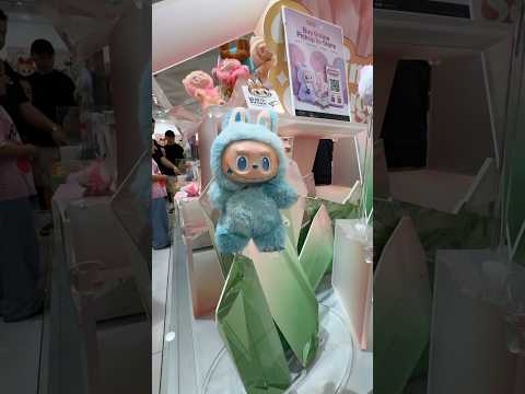 Labubus for sale at popmart store, big into energy are my fav #labubu #shoppinghaul #summeronshorts