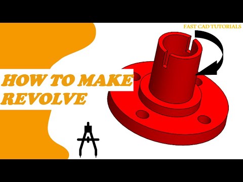 How to make Revolve in solidworks | CAD tutorials for beginners