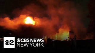 Giant inferno destroys 1 home, severely damages another in Belleville, N.J.