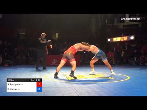 195 Lbs 3rd Place Noah Pettigrew Georgia Vs David Harper Georgia
