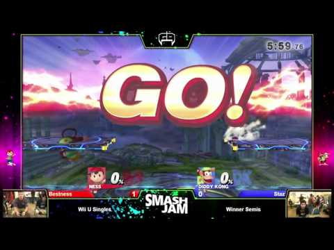 March Smash Jam - Wii U Singles - BestNess vs Staz WS