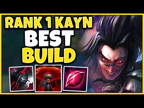 #1 KAYN WORLD FULL RED FORM BUILD GAME - League of Legends