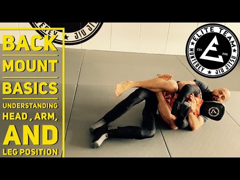 Back Mount Basics, Understanding Head, Arm, and Leg Position - (BJJ/Jiujitsu