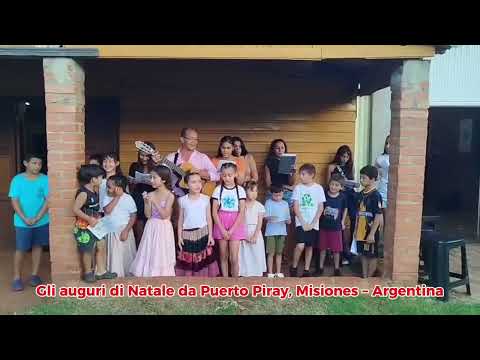 Gli auguri di Natale da Puerto Piray, Misiones – Argentina