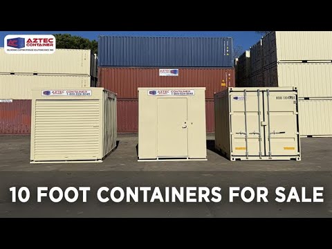 10 Foot Shipping Containers for Sale