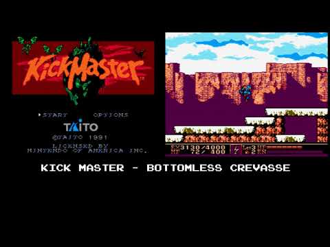 Kick Master (NES) - Bottomless Crevasse
