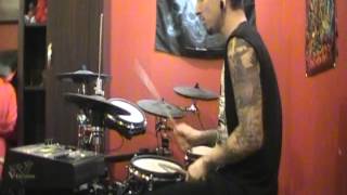 the distillers - hate me drum cover