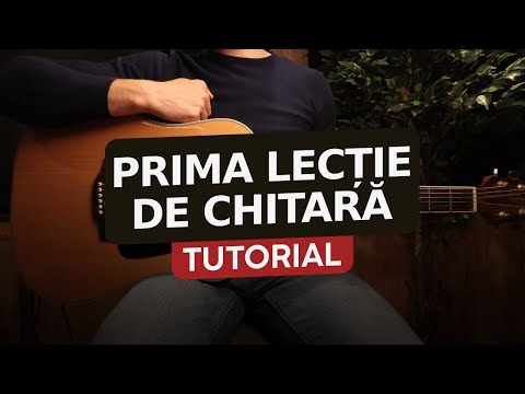 FIRST GUITAR LESSON FOR BEGINNERS!