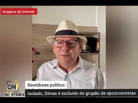 Isolado, Dimas é excluído de grupão de oposicionistas 