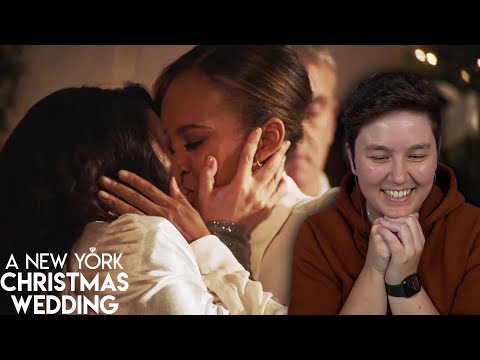A NEW YORK CHRISTMAS WEDDING Reaction! (Watching Lesbian Movies)