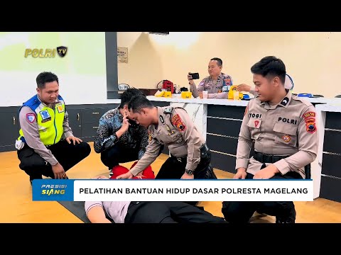 POLRESTA MAGELANG MENGGELAR PELATIHAN PERTOLONGAN PERTAMA SEBAGAI BENTUK TANGGAP DARURAT