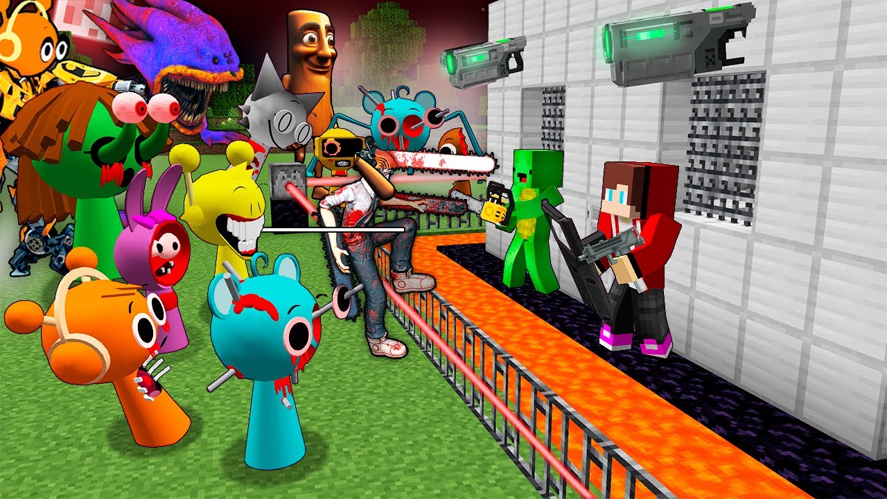 スプランキーから家を守る マイゼンとマイキー ぜんいち マインクラフト  すべてのモンスター