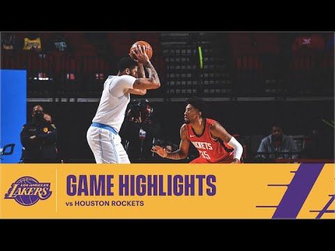 HIGHLIGHTS | Anthony Davis (27 pts, 4 reb) vs Houston Rockets