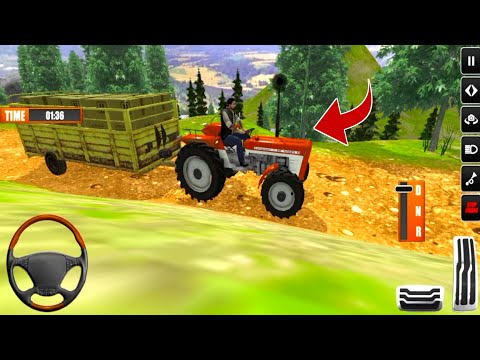 Real Cargo Tractor Trolley Simulator 2022 Offroad Heavy Transport Driving new Android GamePlay #1