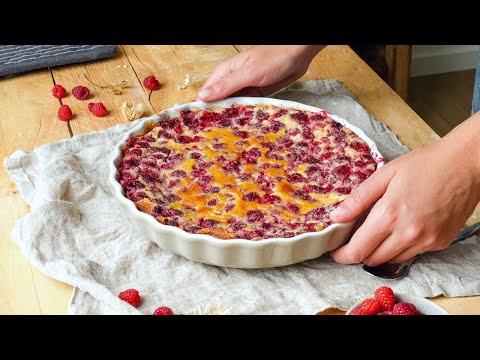 Recette Duo cerise et framboise sur lit lacté